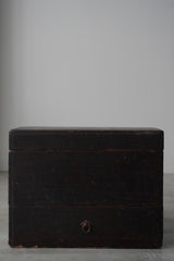 引出し付き　収納箱　江戸時代　/  大型配送　/  Japanese Antiques