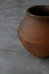 古常滑　不織壺　大壺　室町時代　/  Japanese Antiques