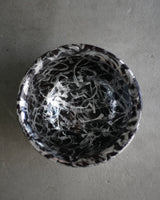 煙銀彩　高台碗  /菊地　亨
