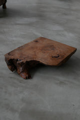 小さな木台　無垢材　Japanese 　Primitive Wood