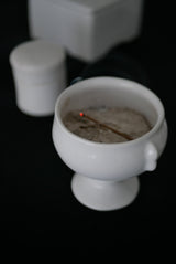 デルフト釉　耳付ゴブレット　香炉　/ タナカシゲオ