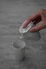 オーダー　透かし宝瓶　茶壺　scrach&wb tea pot / Takahiro Yahagi