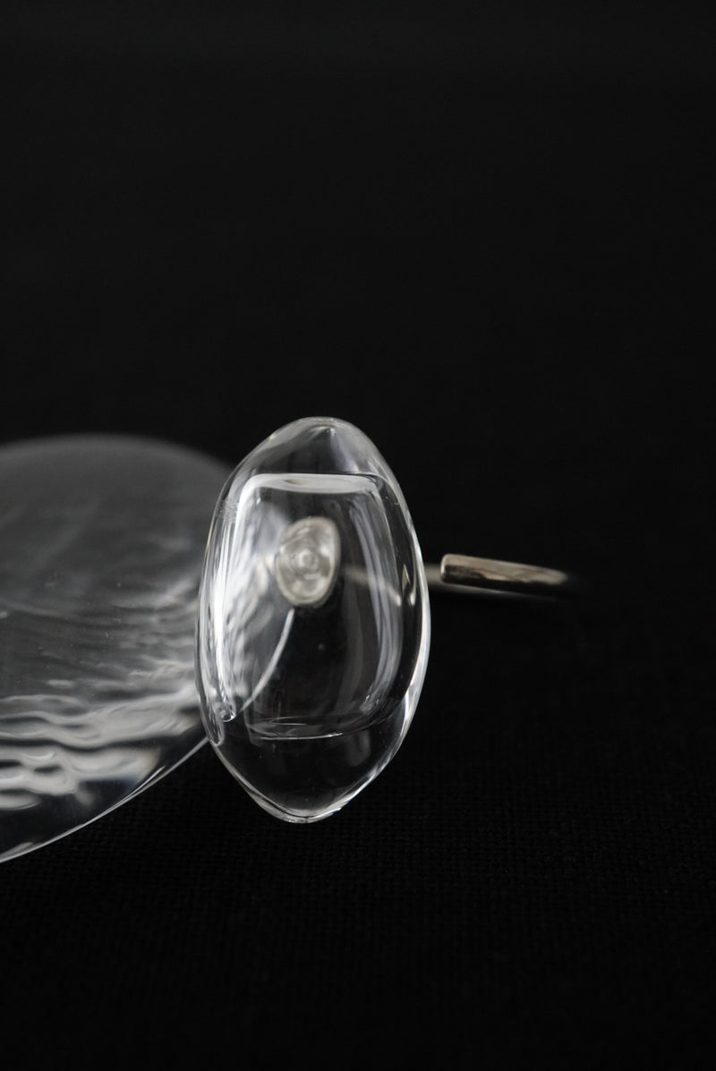 flow stone ring  / shisui