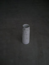 白磁　flow vase / Takahiro Yahagi