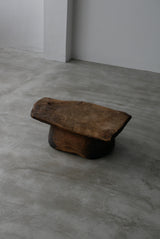 くり抜き　無垢　Teaテーブル　大型配送　/  Asian  Antique Teatable coffee table