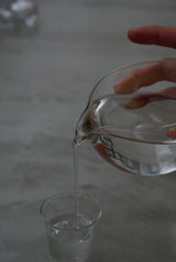 muru clear 硝子片口 / WASHIZUKA GLASS STUDIO