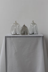 People  glass object  gray　光井威善　品名  / Takeyoshi Mistui