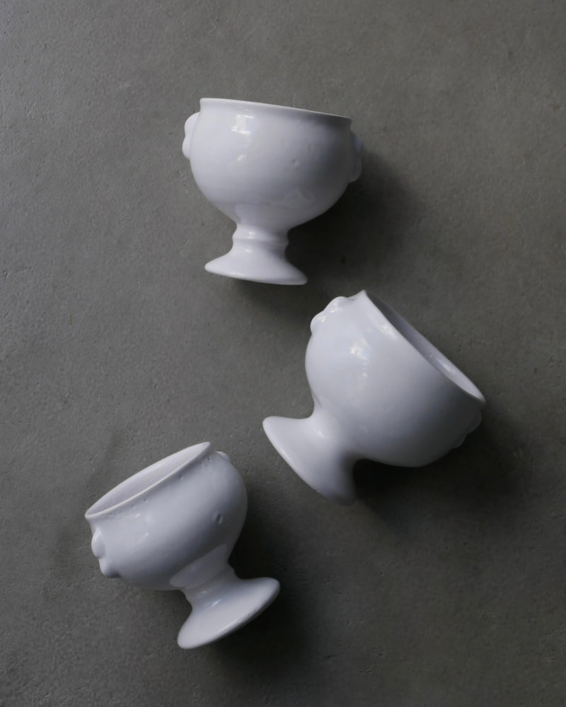 デルフト釉　耳付ゴブレット　香炉　/ タナカシゲオ