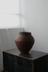 古常滑　不織壺　大壺　室町時代　/  Japanese Antiques