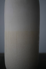 釉かけ分け　花器　White &Stone Veil    / Akari Sato