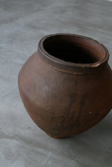 古常滑　不織壺　大壺　室町時代　/  Japanese Antiques