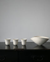 聞香杯　Bone White 半磁器/  Kanako Yoshida