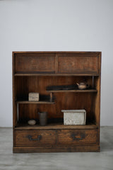 茶箪笥　Tansu for tea 時代箪笥　/大型配送/  Japanese Antiques