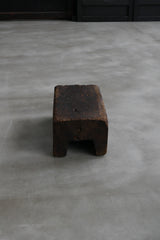 木　刳抜　少数民族　小椅子　小　/  Asian Antique　Primitive Wooden  Stool