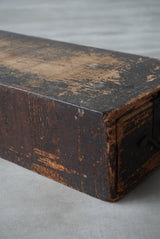 一段の引出し　無垢　江戸時代　/  Japanese Antiques