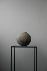 Moon Jar  満月壺　直径22/ Testuya Hioki    Japanese  soil   Art 花器