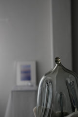 Bottle People No.000  glass object  gray　光井威善 / Takeyoshi Mistui