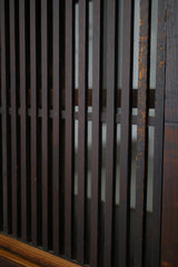 水屋カウンター　ガラス戸棚　大正時代　大型配送　/  Japanese Antiques Tansu Counter キャビネット
