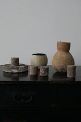 釉土の花器　 / Testuya Hioki    Japanese  soil   Art 花器