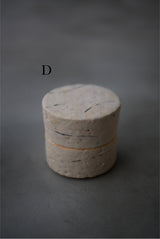 小箱　蓋物　Drawing  石肌　/ Akari Sato