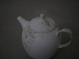 白磁　scrach tea pot 3/ Takahiro Yahagi