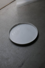 白磁　五月雨の大皿/茶盤　02 / Takahiro Yahagi