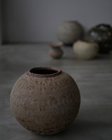 Moon Jar  満月壺　/ Testuya Hioki    Japanese  soil   Art 花器