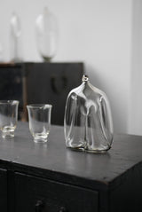 Bottle People No.000  glass object  gray　光井威善 / Takeyoshi Mistui