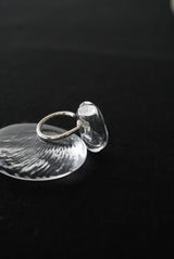 flow stone ring  / shisui