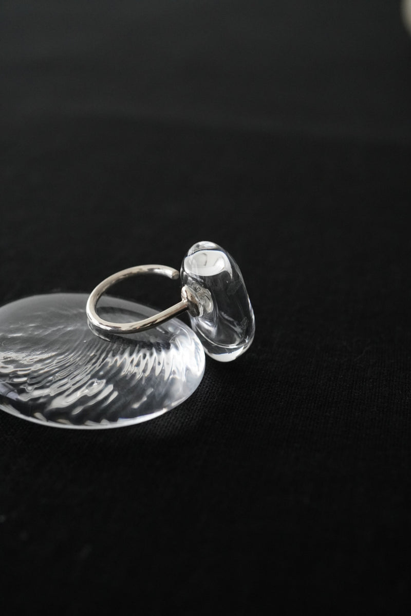 flow stone ring  / shisui