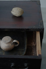 硯付き箪笥　大型配送　/  Japanese Antiques