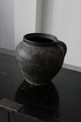 ウクライナ炭化壺  /  Japanese Antiques