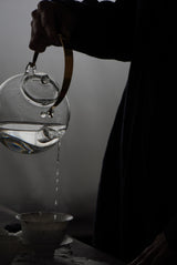 Reserved Order  Glass Kettle / Tea Tray Object /tea cups / tea scoops