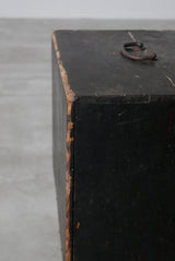 黒漆　小引出し　小箪笥　江戸時代　/  Japanese Antiques
