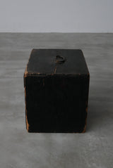 黒漆　小引出し　小箪笥　江戸時代　/  Japanese Antiques
