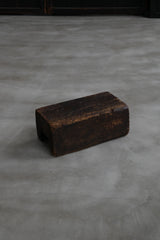 木　刳抜　少数民族　小椅子　小　/  Asian Antique　Primitive Wooden  Stool
