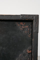 静かな黒漆　庄内箪笥　江戸から明治期　/  Japanese Antiques  Urushi  Wooden Drawer ,Chest