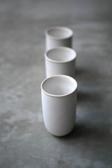 白釉　White Veil  cup / Akari Sato