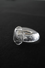 flow stone ring  / shisui
