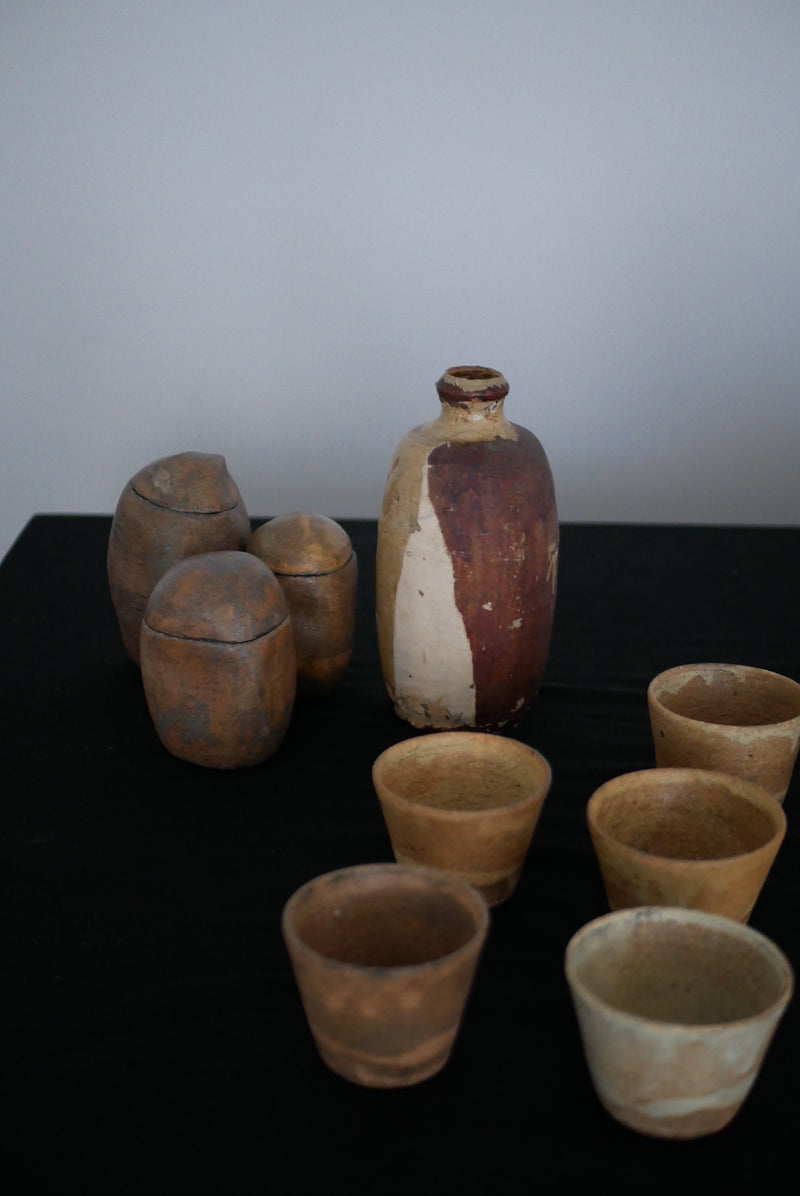 古色　蕎麦猪口　cup    /菊地　亨