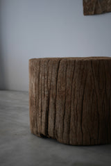 臼   Usu  Coffee Table Primitive Wood  /  Japanese Antique　