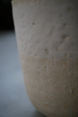 釉かけ分け　花器　大　/ Akari Sato