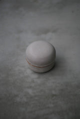 小箱　蓋物　月肌　soil gray / Akari Sato