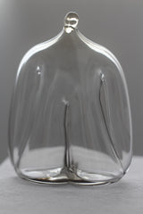 People  glass object  gray　光井威善　品名  / Takeyoshi Mistui