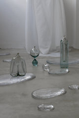 Bottle People No.000  glass object  gray　光井威善 / Takeyoshi Mistui