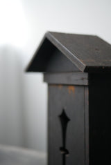 H様　　専用  / 黒漆　模様窓厨子　