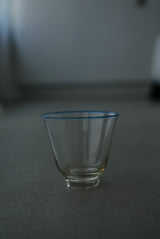 藍線文　硝子　杯　/ WASHIZUKA GLASS STUDIO