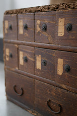 江戸時代　小さな薬箪笥　/  Japanese Antiques