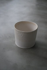 White Veil 釉かけ分け  台皿　/ Akari Sato