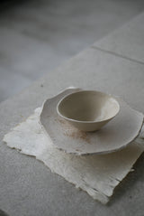 楮樹皮布19　小片　Naoko Seno / 茶席　敷布